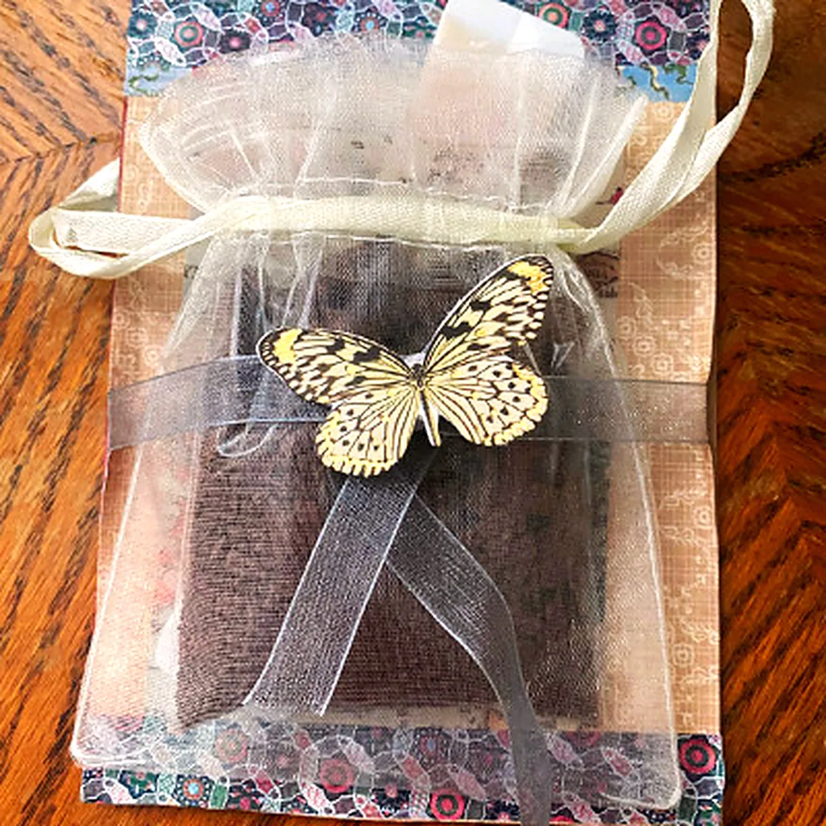 Hand-cut papers and matchbook postcards