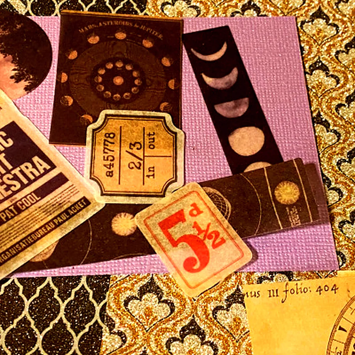 Craft tools used in the gratitude workshop