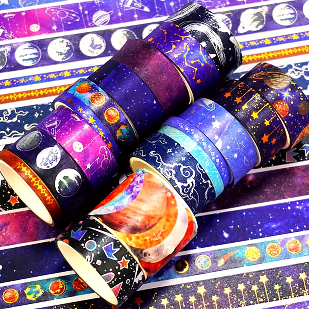 Cosmic washi tape set