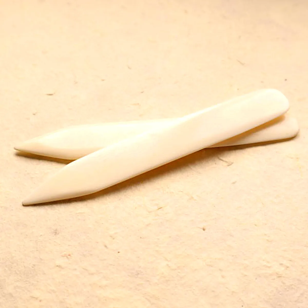 Real bone folder for creasing paper