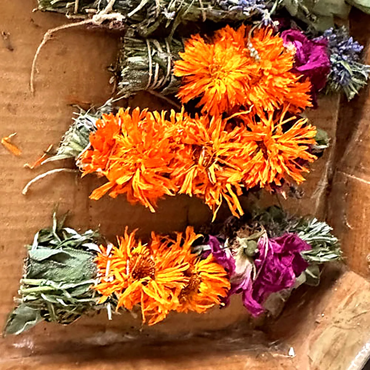 Hand-tied ceremonial sage smudge bundle