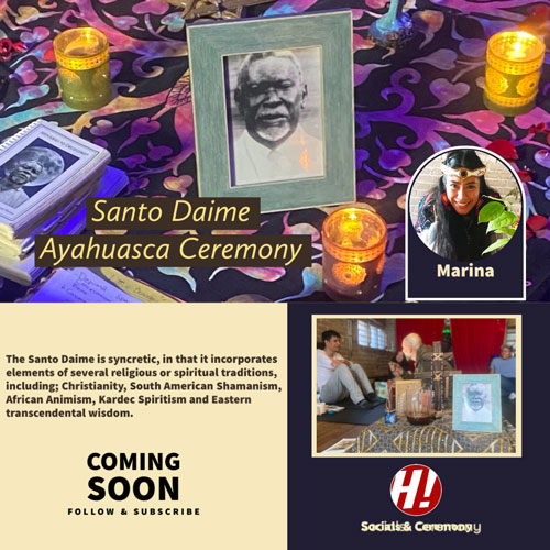 Advertisement for Santo Daime Event